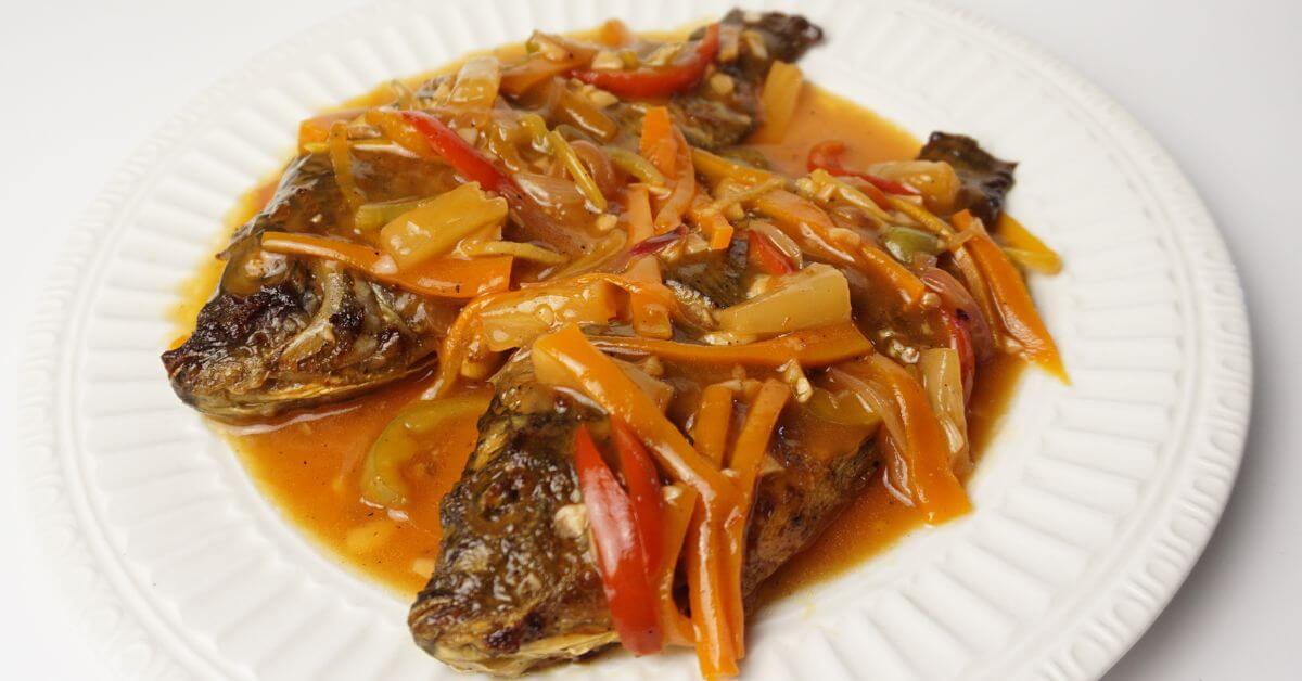 Sweet and sour tilapia.