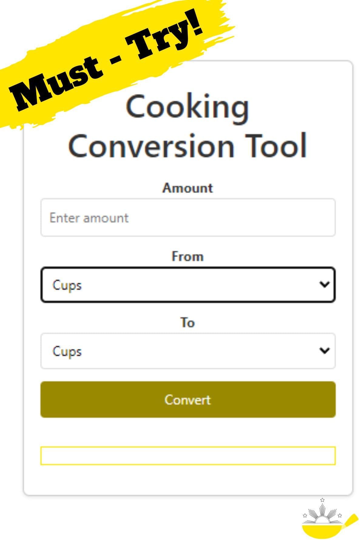 Cooking Measurement Converter | Pinoy Family Recipes