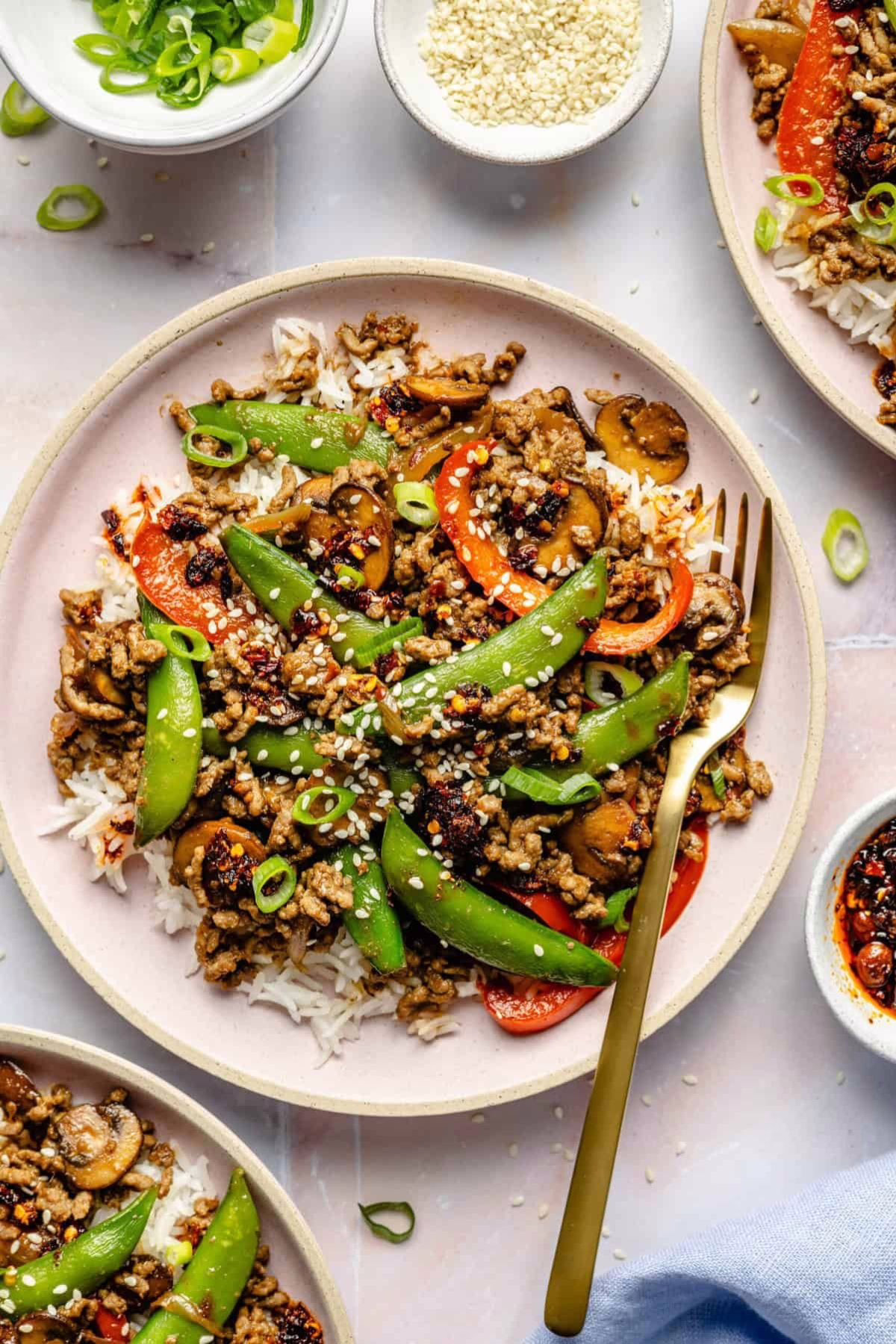 15 Minute Ground Beef Stir Fry