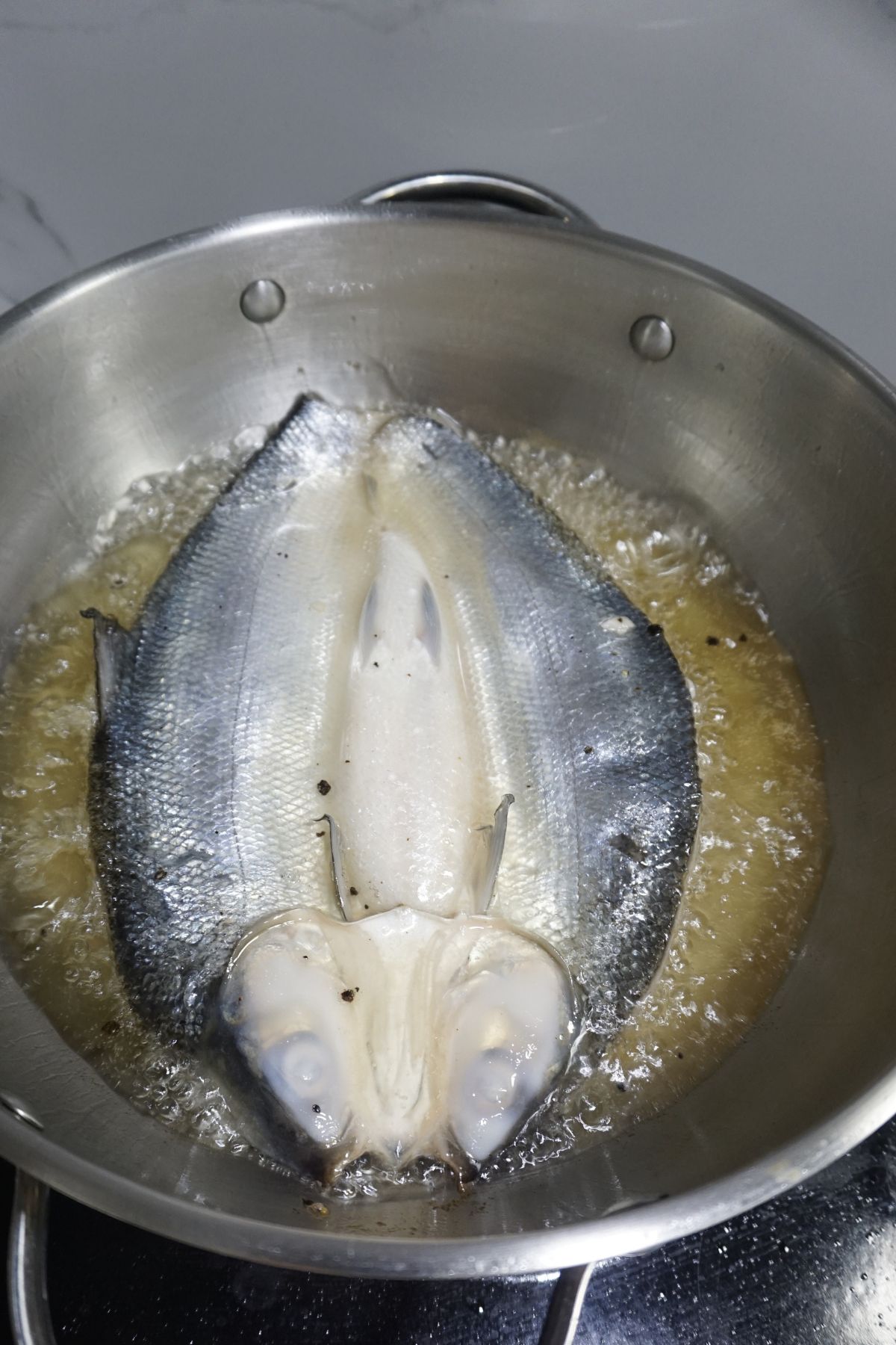 Daing na bangus pan fried