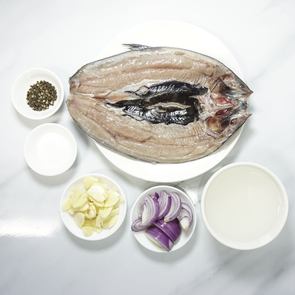 Daing na bangus ingredients