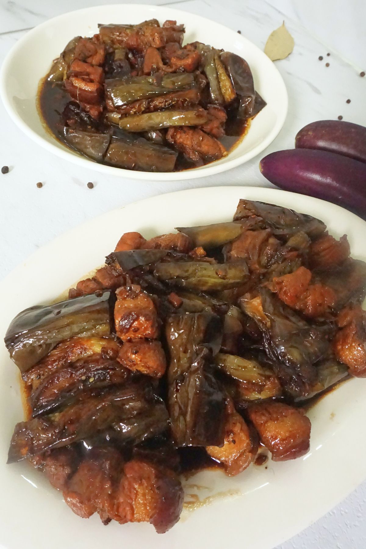 Eggplant Adobo Style (Adobong Talong) - Pinoy Family Recipes